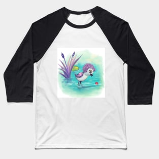 Fish and the bird Baseball T-Shirt